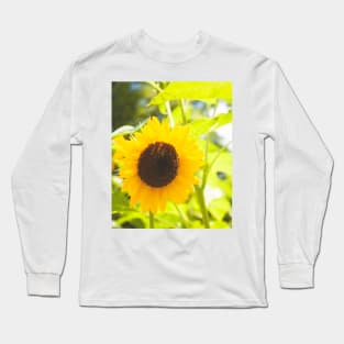 Yellow sunflower floral Long Sleeve T-Shirt